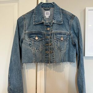 BDG Blue Cropped Denim Jacket